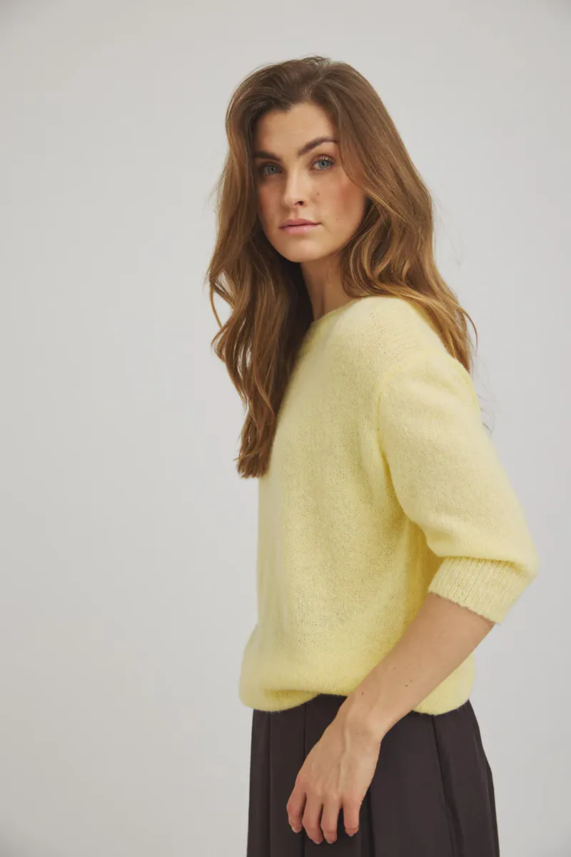 BARBRO KNIT pastel yellow